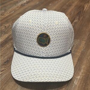 NWT Augusta National RARE White W/ Blue Masters logos-Berckmans Place Hat New